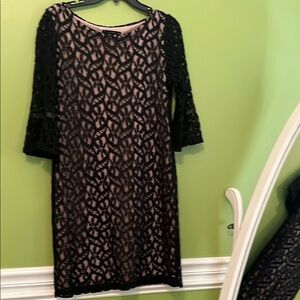 EUC Tiana B. Lace Overlay Dress